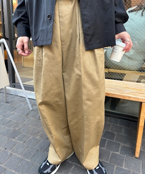 クラブハウス CLUBHAUS クラシック ワイド チノパンツ MAISON CLUB（メゾンクラブ） チノパン 「MAISON CLUB」高密度