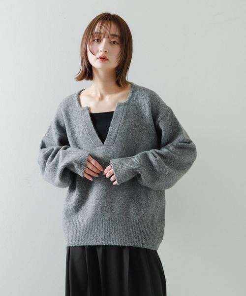 「SENSE OF PLACE by URBAN RESEARCH」 長袖ニット ONE オフホワイト レディース_画像8