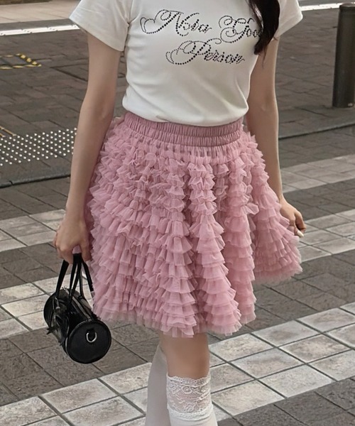 Loueme スカート スワンチュールミニスカート : ZOZOTOWN Yahoo!店