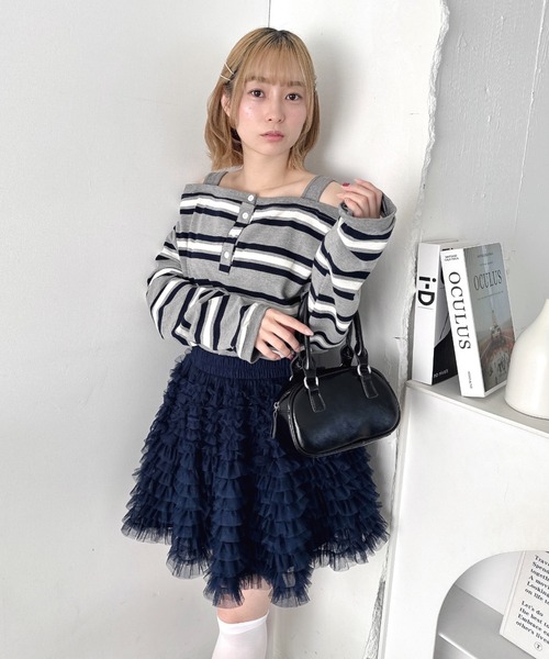 Loueme スカート スワンチュールミニスカート : ZOZOTOWN Yahoo!店