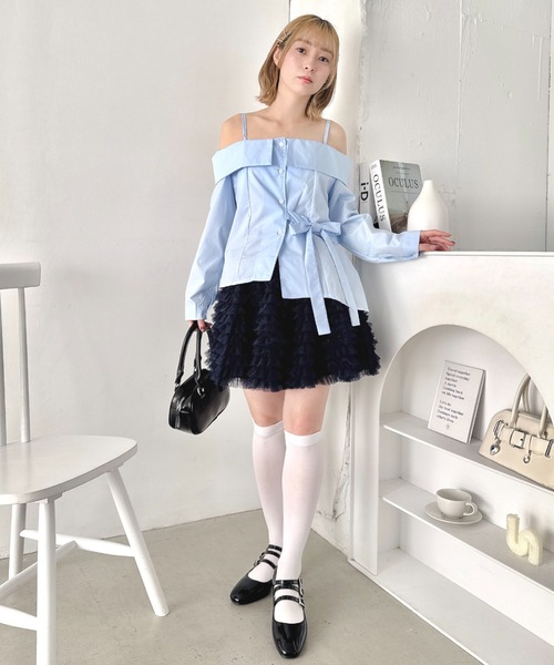 Loueme スカート スワンチュールミニスカート : ZOZOTOWN Yahoo!店