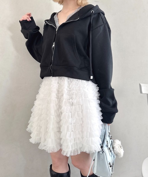 Loueme スカート スワンチュールミニスカート : ZOZOTOWN Yahoo!店