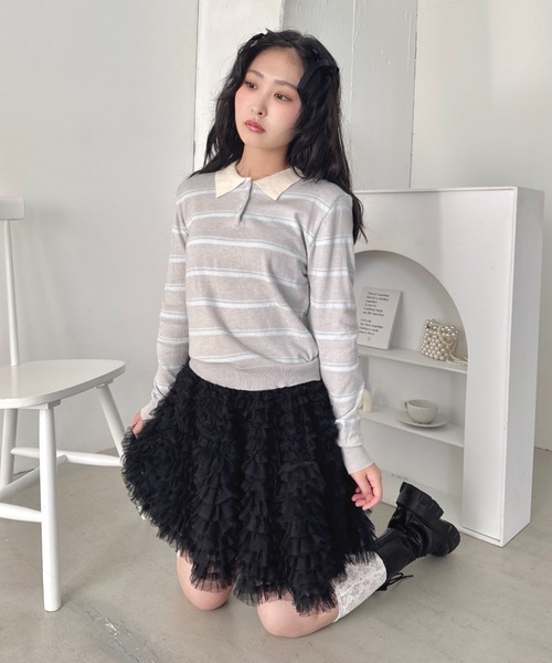 Loueme スカート スワンチュールミニスカート : ZOZOTOWN Yahoo!店