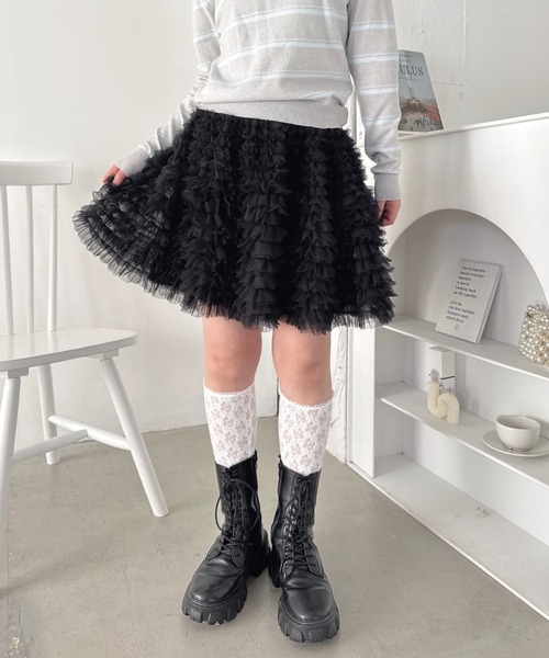 Loueme スカート スワンチュールミニスカート : ZOZOTOWN Yahoo!店