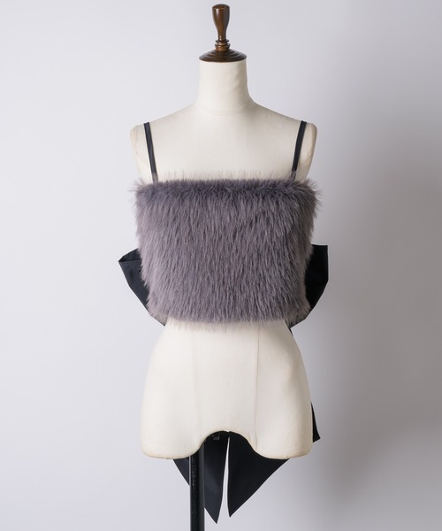 「VIOLETTA」 キャミソール FREE チャコールグレー レディース_画像8