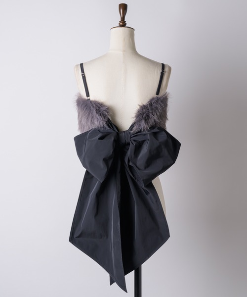 「VIOLETTA」 キャミソール FREE チャコールグレー レディース_画像9