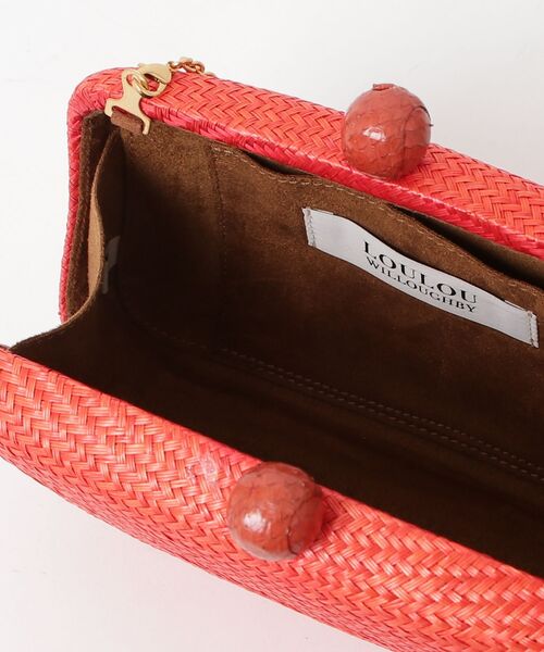 「LOULOU WILLOUGHBY」 ショルダーバッグ 2 レッド レディース_画像4