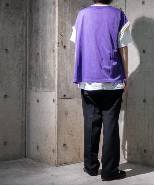 「LONSDALE」 チノパンツ MEDIUM レッド メンズ_画像8