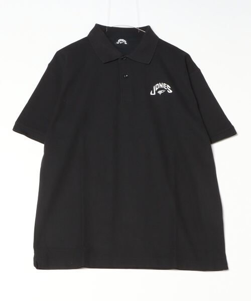 「BEAMS GOLF」 半袖ポロシャツ「JONESコラボ」 X-LARGE ブラック メンズ_画像2
