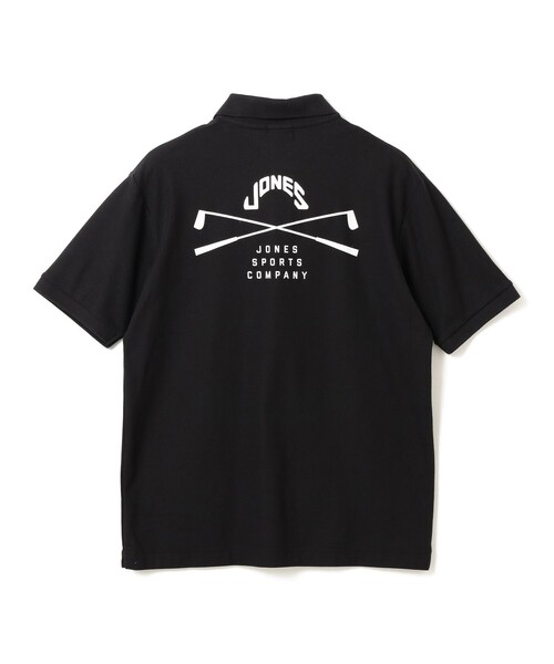 「BEAMS GOLF」 半袖ポロシャツ「JONESコラボ」 X-LARGE ブラック メンズ_画像8