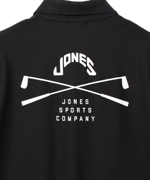 「BEAMS GOLF」 半袖ポロシャツ「JONESコラボ」 X-LARGE ブラック メンズ_画像9