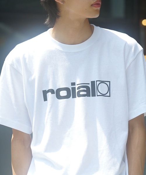 「roial」 半袖Tシャツ MEDIUM ホワイト×ゴールド メンズ_画像6