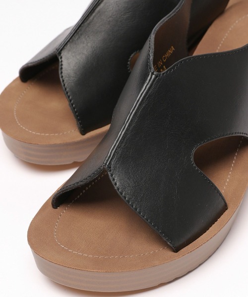 「LEPSIM」 フラットサンダル LARGE シルバー レディース_画像5