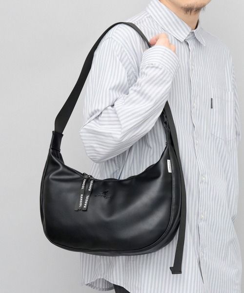 KANGOL（カンゴール） ショルダーバッグ 「A.M.S.別注」 レザー調