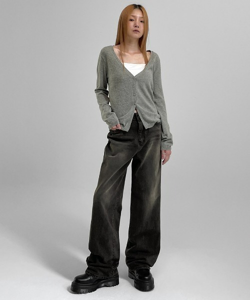 「BLACKUP」 デニムパンツ SMALL ブラック レディース_画像3