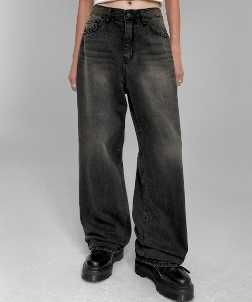 「BLACKUP」 デニムパンツ SMALL ブラック レディース_画像9