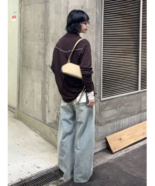 SLY（スライ） ニット セーター WESTERN STUDS KNIT SHIRT ウェスタン 