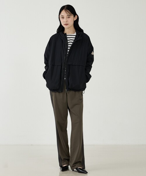 極美品　PYRENEX CYCLIC ナイロンジャケット　ブラック　ハーフジップ Pyrenex（ピレネックス） ブルゾン アウター 「PYRENEX / ピレネックス