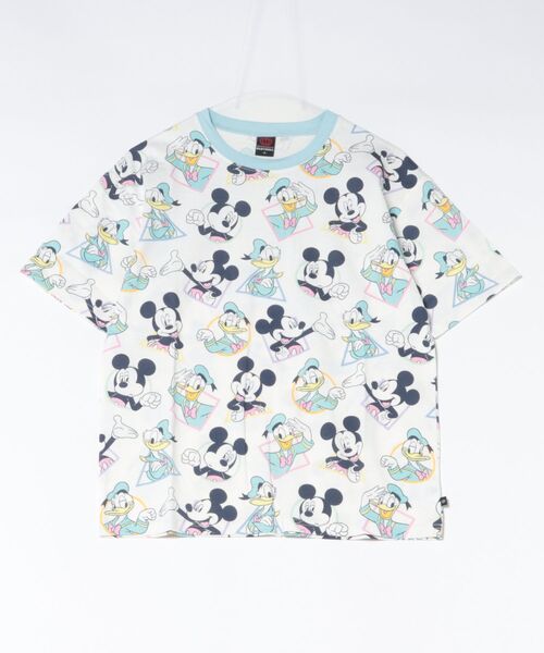 Disney（ディズニー） tシャツ 親子お揃い WEB限定 パステル総柄T