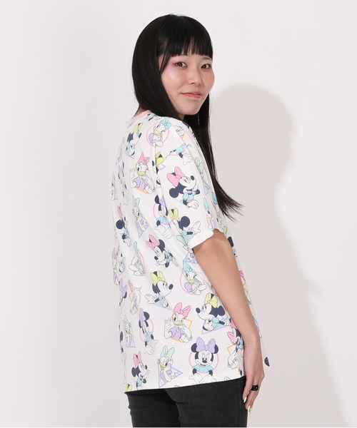 Disney（ディズニー） tシャツ 半袖 親子お揃い WEB限定 パステル総柄T