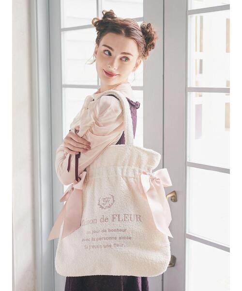 「Maison de FLEUR」 トートバッグ FREE アイボリー レディース_画像2