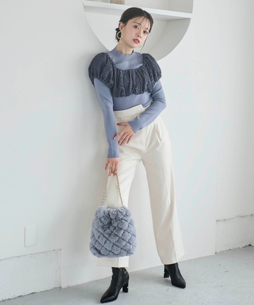 「NOELA」 2WAYバッグ フリー ブルー レディース_画像8