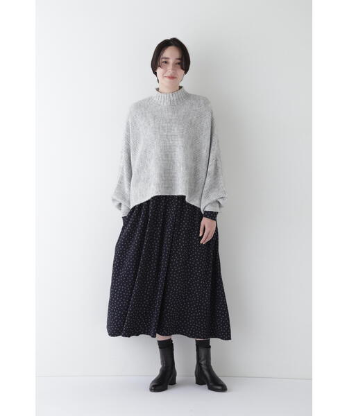 「human woman」 長袖ニット MEDIUM ベージュ レディース_画像5