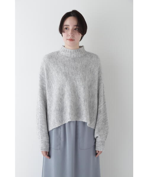 「human woman」 長袖ニット MEDIUM ベージュ レディース_画像6