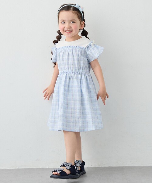 ANY（エニィ） ワンピース オンオフショルダーワンピース キッズ 子供