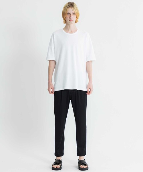 「ATTACHMENT」 半袖Tシャツ 1 ブラック メンズ_画像3