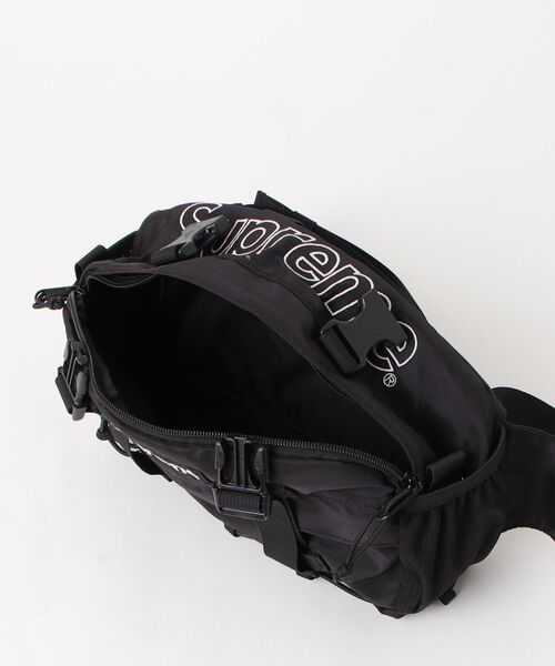 SUPREME　ボディバッグ　ウエストポーチ　ブラック Supreme（シュプリーム） ワンポイントウエストバッグ - ブラック