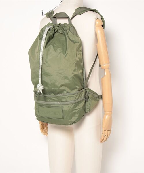 「HUNTER」 リュック ONE SIZE カーキ レディースの画像