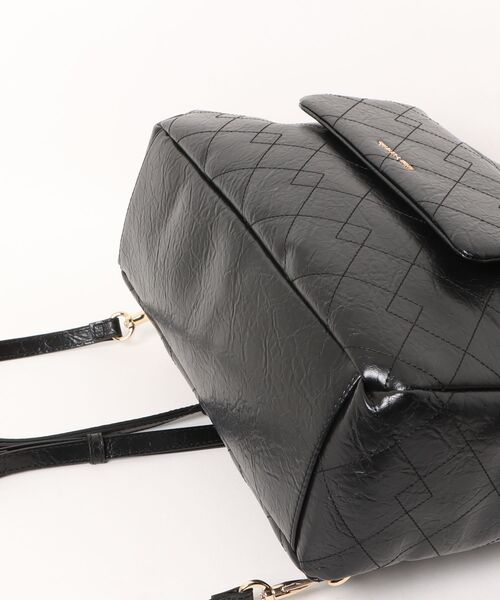 〈新品〉CHARLES &amp; KEITH Duo キルト2wayトートバック 黒 CHARLES ＆ KEITH（チャールズ&キース） トートバッグ Duo ドゥオ