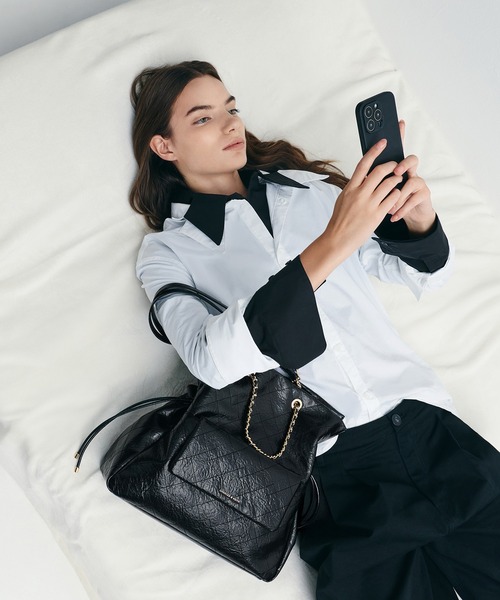 CHARLES ＆ KEITH（チャールズ&キース） トートバッグ Duo ドゥオ