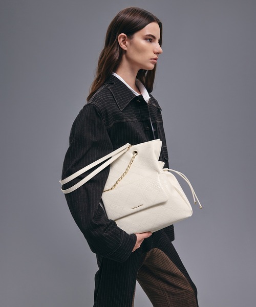 CHARLES ＆ KEITH（チャールズ&キース） トートバッグ Duo ドゥオ