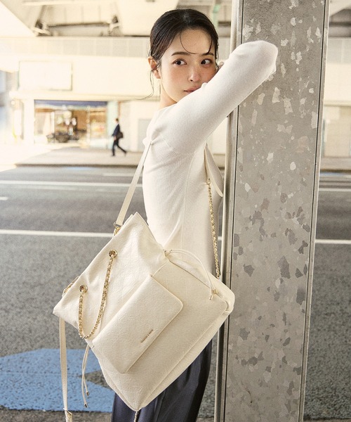 CHARLES ＆ KEITH（チャールズ&キース） トートバッグ Duo ドゥオ