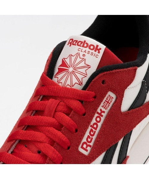 Reebok（リーボック） ローカットスニーカー 24.5cm ホワイト×レッド 