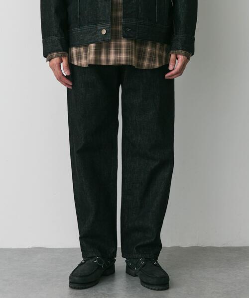 「Lee」 デニムパンツ 32 ブラック メンズの画像