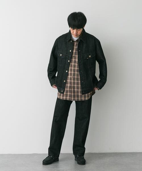 「Lee」 デニムパンツ 32 ブラック メンズの画像
