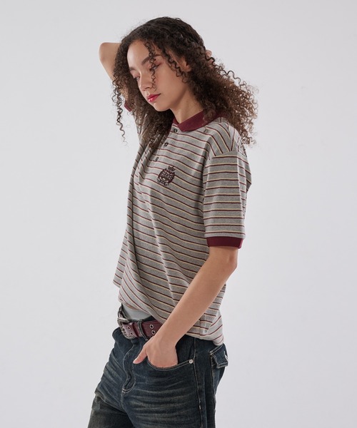 WISH FOR EVER（ウィッシュフォーエバー） ポロシャツ GAME LOGO POLO