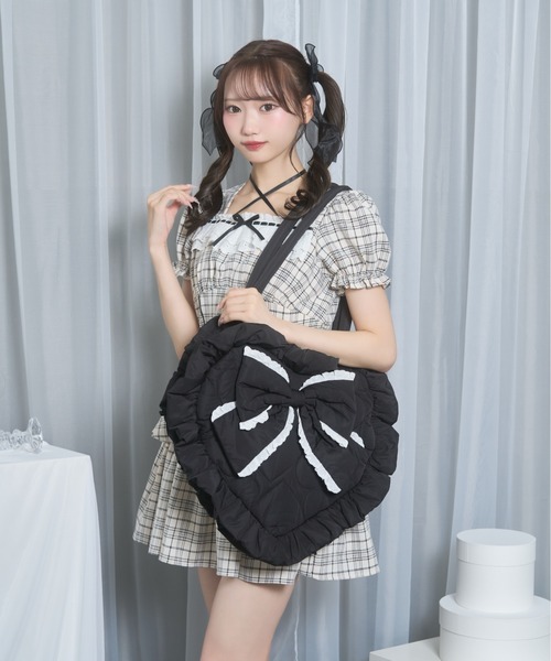 Honey Cinnamon（ハニーシナモン） トートバッグ キルティングハート