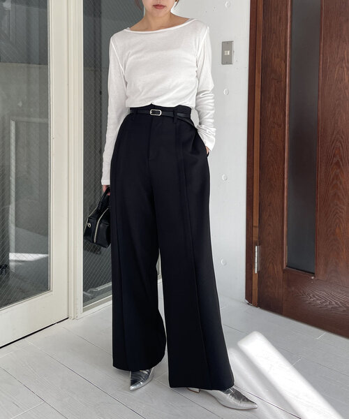 「CAPRICIEUX LE'MAGE」 パンツ 38 ベージュ レディース_画像8