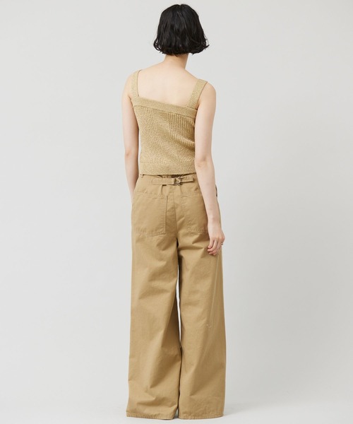 「Curensology」 チノパンツ 38 ベージュ レディース_画像2