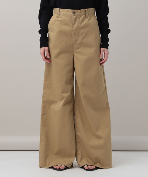 「Curensology」 チノパンツ 38 ベージュ レディース_画像8