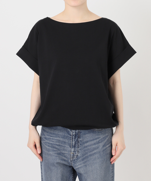 FRAMeWORK（フレームワーク） tシャツ ボートネック裾ドロストプル フレームワークボートネック裾ドロストプルオーバー