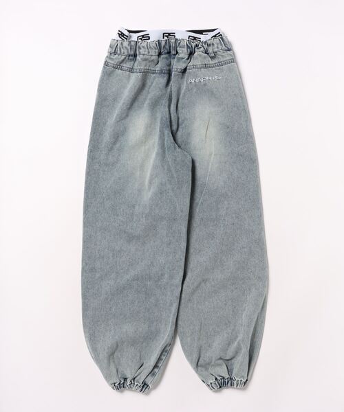 「ANAP GiRL」 「KIDS」デニムパンツ M ブラック キッズ_画像3