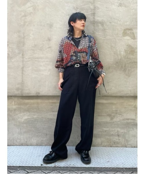 新品未使用 Desigual デシグアル ブルゾン ビーズ刺繍 レース シアー Desigual（デシグアル） シャツ マルチカラー 総刺繍 幾何学 長袖