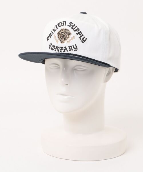 METROCITY ホワイト キャップ BRIXTON（ブリクストン） キャップ 帽子 キャップ MORADO MP SNAPBACK
