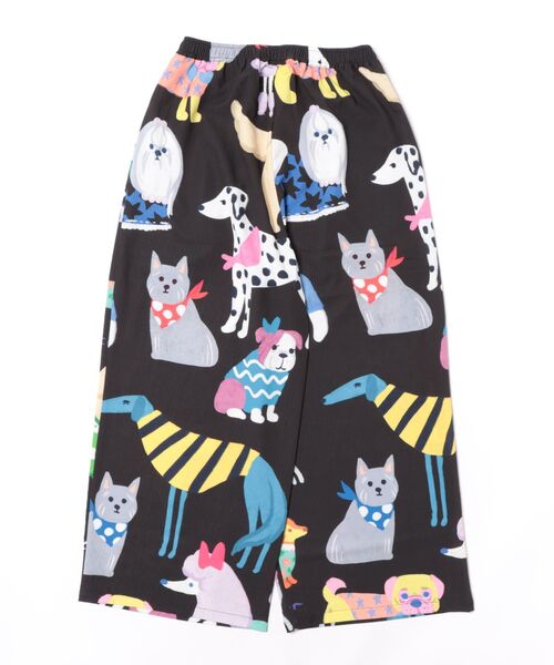 ScoLar（スカラー） ワイドパンツ パンツ アニマル総柄 PT レディース
