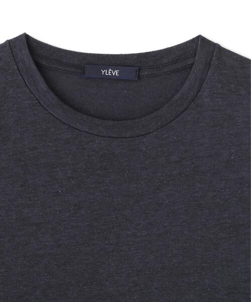 YLEVE（イレーヴ） tシャツ 半袖 YLEVE / TETRON COTTON SLUB YARN